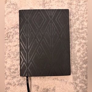 Black Geometric Patterned Notebook I Dwell Studios I College Ruled